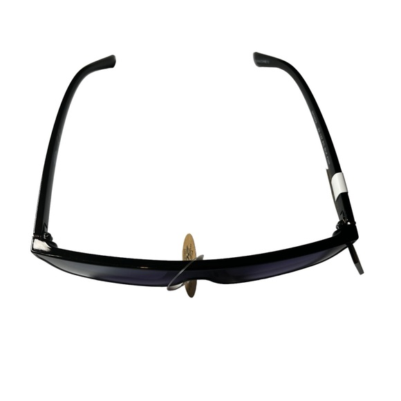 Accessories - Ophelia Roe Sunglasses 23 127 PC BLK Black Frame, One Piece Purple Oversize Lens